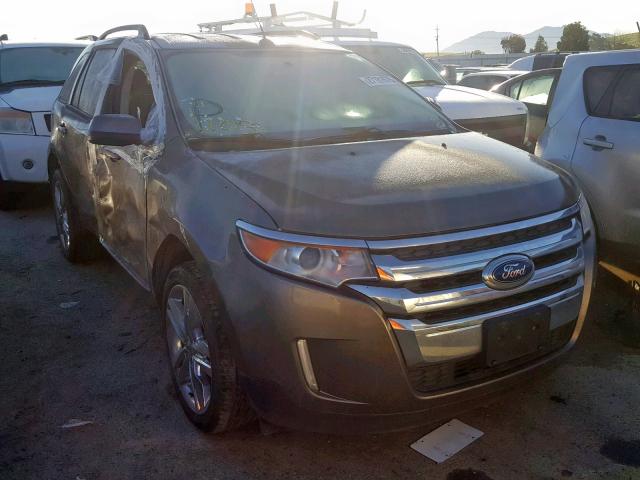 2FMDK3JCXDBE26543 - 2013 FORD EDGE SEL GRAY photo 1