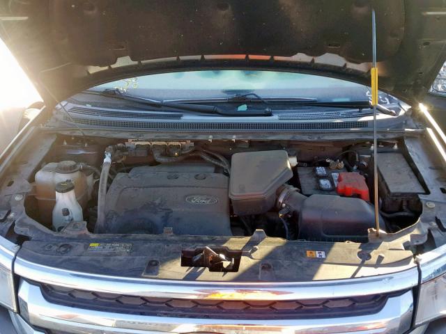 2FMDK3JCXDBE26543 - 2013 FORD EDGE SEL GRAY photo 7