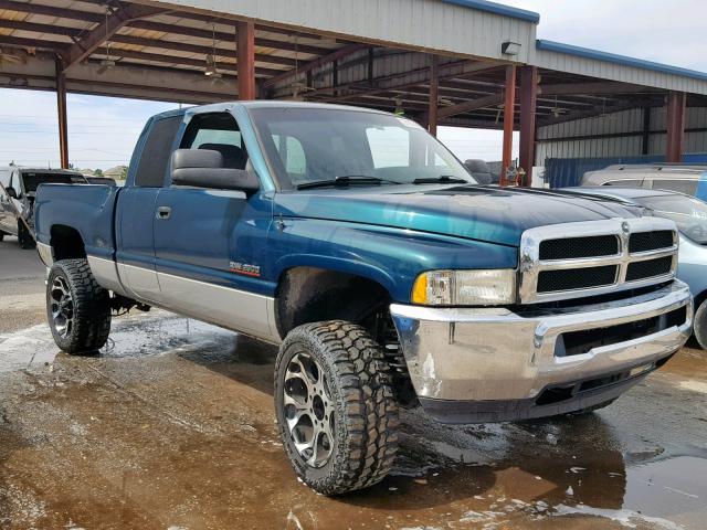 1B7KF2363WJ212770 - 1998 DODGE RAM 2500 GREEN photo 1