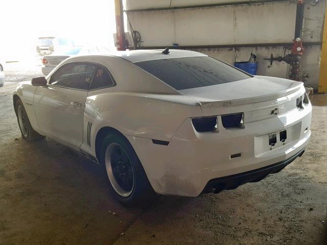 2G1FA1E37C9144051 - 2012 CHEVROLET CAMARO LS WHITE photo 3