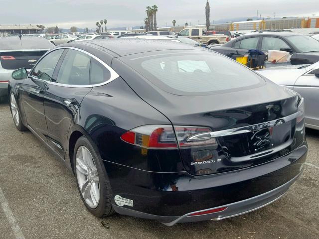 5YJSA1CN2DFP27246 - 2013 TESLA MODEL S BLACK photo 3