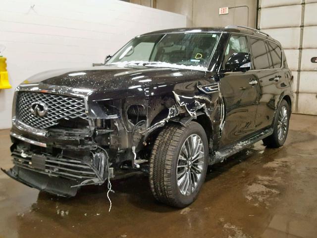 JN8AZ2NE9J9192529 - 2018 INFINITI QX80 BASE BLACK photo 2