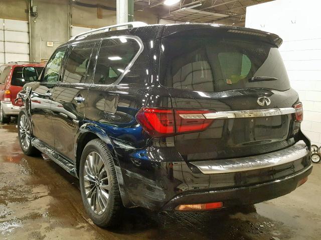 JN8AZ2NE9J9192529 - 2018 INFINITI QX80 BASE BLACK photo 3