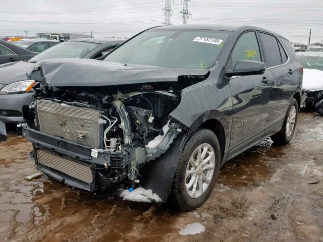 3GNAXJEV6JS555885 - 2018 CHEVROLET EQUINOX LT GRAY photo 2