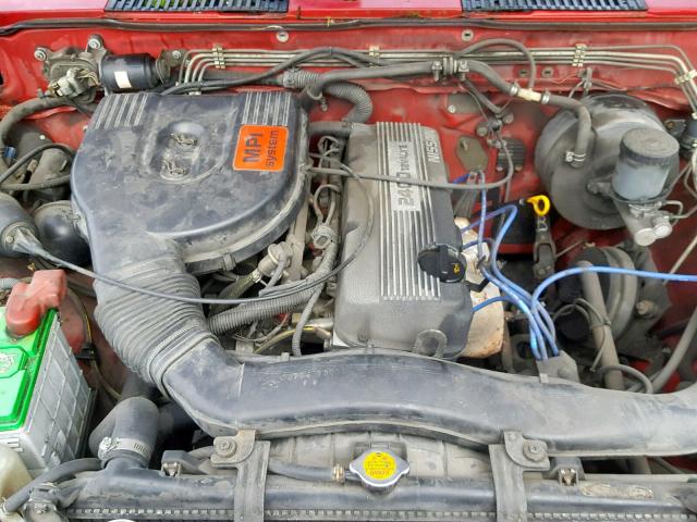 1N6SD11S2LC389565 - 1990 NISSAN D21 SHORT RED photo 7
