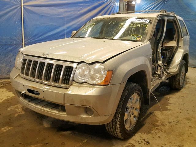 1J8HR58T69C531647 - 2009 JEEP GRAND CHER SILVER photo 2