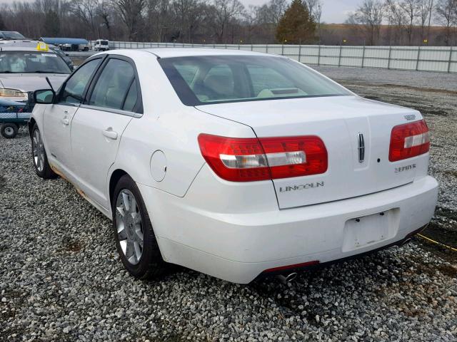 3LNHM26176R667901 - 2006 LINCOLN ZEPHYR WHITE photo 3