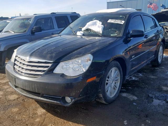 1C3LC56K38N196772 - 2008 CHRYSLER SEBRING TO BLACK photo 2