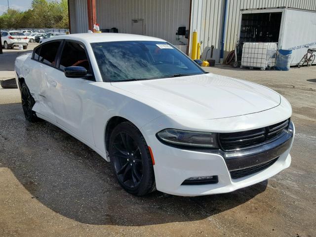 2C3CDXHG3GH143403 - 2016 DODGE CHARGER SX WHITE photo 1