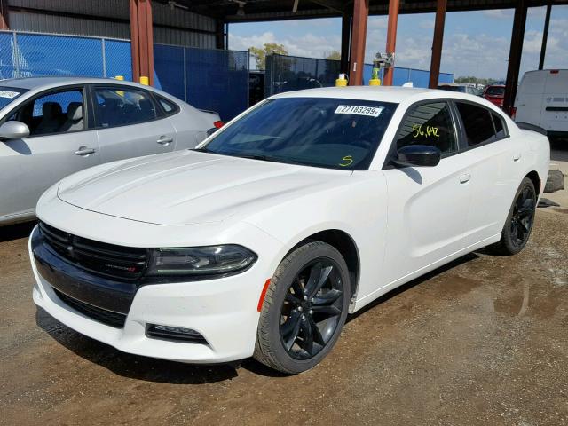 2C3CDXHG3GH143403 - 2016 DODGE CHARGER SX WHITE photo 2