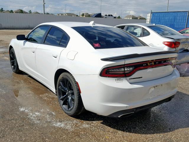 2C3CDXHG3GH143403 - 2016 DODGE CHARGER SX WHITE photo 3