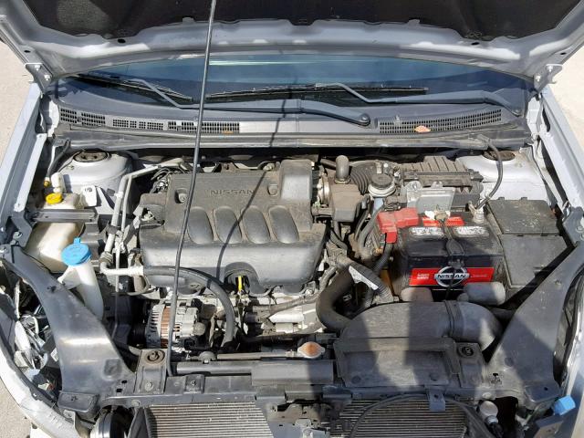 3N1AB6AP9BL667543 - 2011 NISSAN SENTRA 2.0 SILVER photo 7