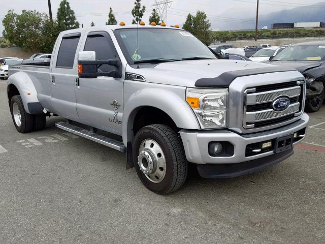 1FT8W4DT3FEB40133 - 2015 FORD F450 SUPER SILVER photo 1