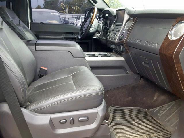 1FT8W4DT3FEB40133 - 2015 FORD F450 SUPER SILVER photo 5