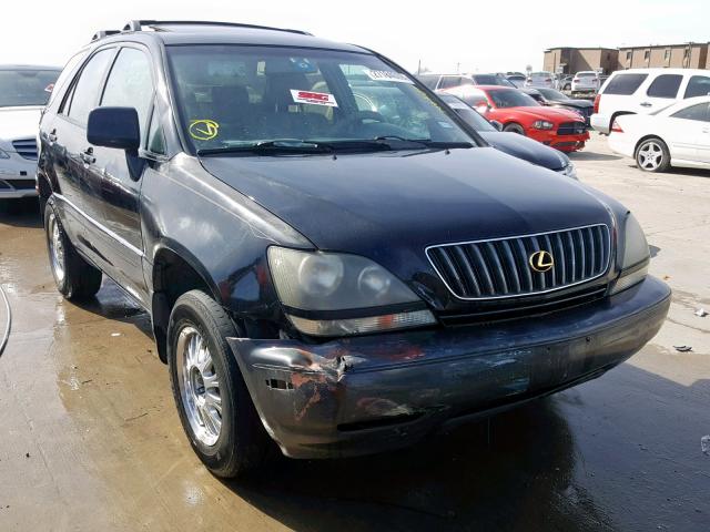 JT6HF10U3X0033439 - 1999 LEXUS RX 300 BLACK photo 1