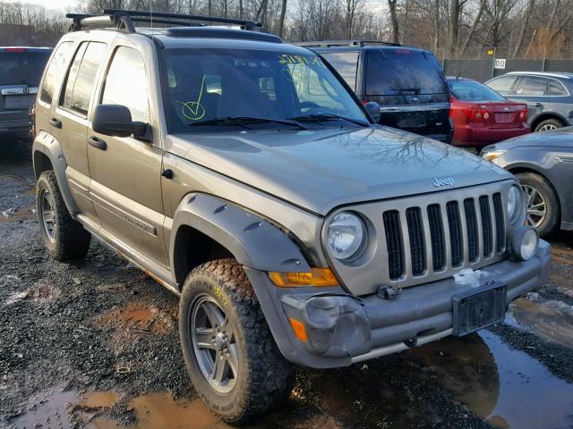 1J8GL38K35W671446 - 2005 JEEP LIBERTY RE BEIGE photo 1