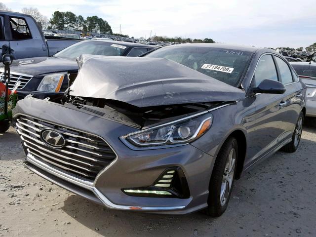 5NPE34AF3JH652641 - 2018 HYUNDAI SONATA SPO GRAY photo 2