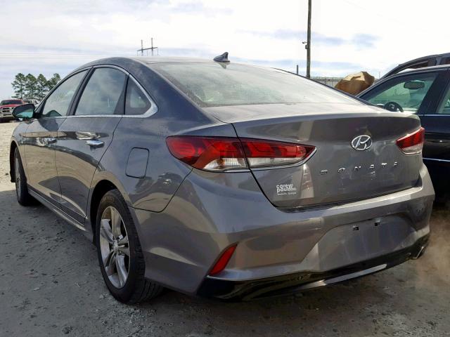 5NPE34AF3JH652641 - 2018 HYUNDAI SONATA SPO GRAY photo 3