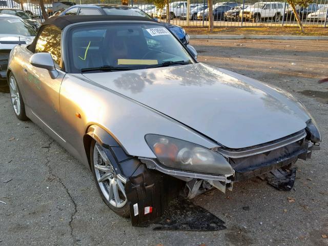 JHMAP21494T001308 - 2004 HONDA S2000 SILVER photo 1