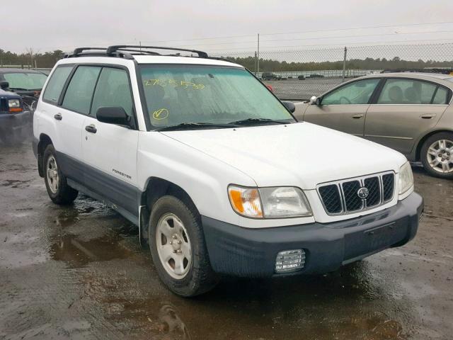 JF1SF63521H701438 - 2001 SUBARU FORESTER L WHITE photo 1