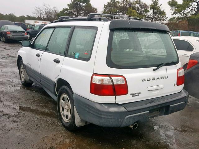 JF1SF63521H701438 - 2001 SUBARU FORESTER L WHITE photo 3