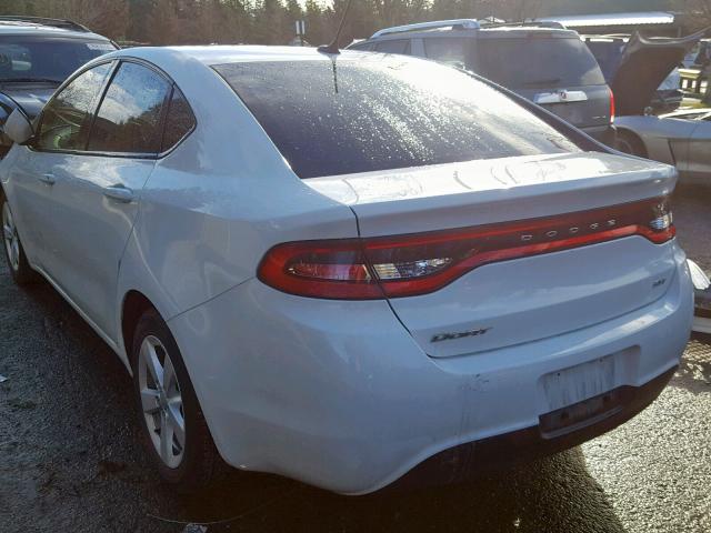 1C3CDFFA9GD821691 - 2016 DODGE DART SXT S WHITE photo 3