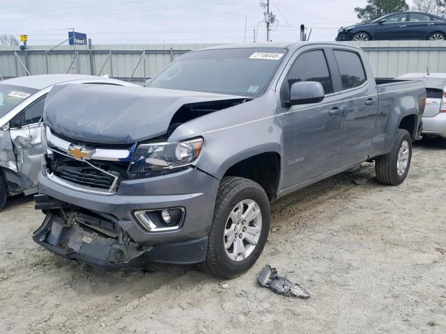 1GCGSCEN8J1231559 - 2018 CHEVROLET COLORADO L SILVER photo 2