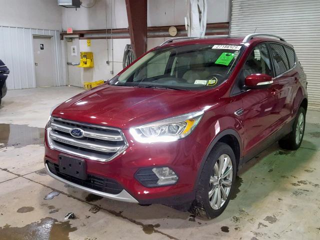 1FMCU9J97HUD37008 - 2017 FORD ESCAPE TIT RED photo 2