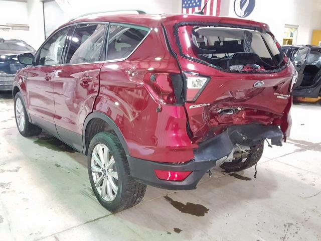 1FMCU9J97HUD37008 - 2017 FORD ESCAPE TIT RED photo 3