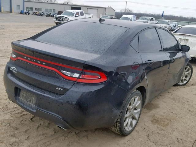 1C3CDFBA9DD337652 - 2013 DODGE DART SXT BLACK photo 4