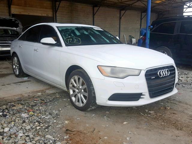 WAUGFAFC4DN006300 - 2013 AUDI A6 PREMIUM WHITE photo 1