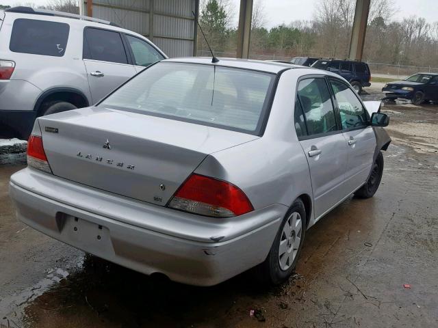 JA3AJ26E23U079280 - 2003 MITSUBISHI LANCER ES SILVER photo 4