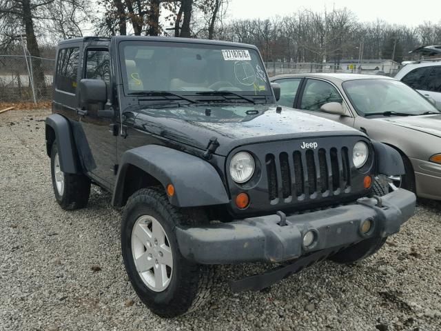 1J4FA24169L755942 - 2009 JEEP WRANGLER X BLACK photo 1