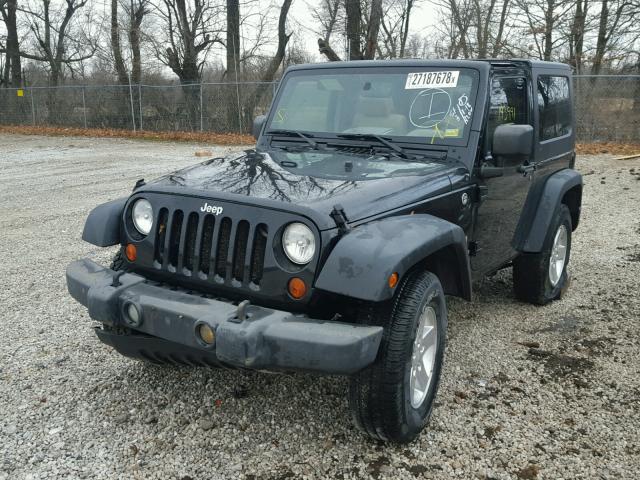 1J4FA24169L755942 - 2009 JEEP WRANGLER X BLACK photo 2