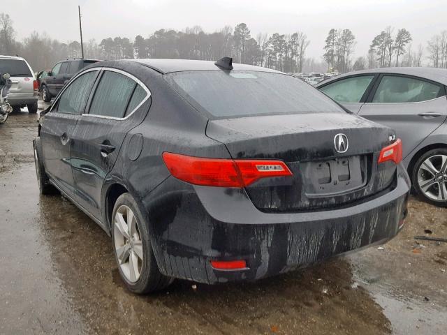 19VDE1F36EE010758 - 2014 ACURA ILX 20 BLACK photo 3