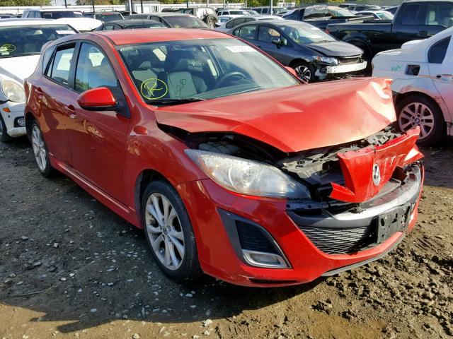 JM1BL1H64A1279804 - 2010 MAZDA 3 S RED photo 1