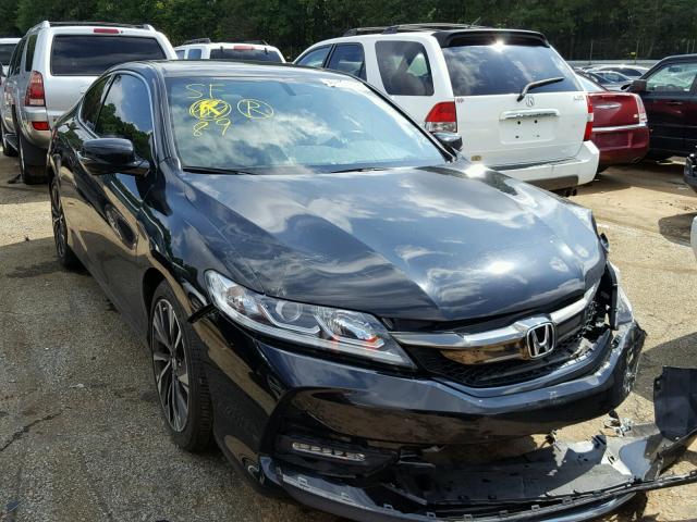 1HGCT1B81GA008465 - 2016 HONDA ACCORD EXL BLACK photo 1