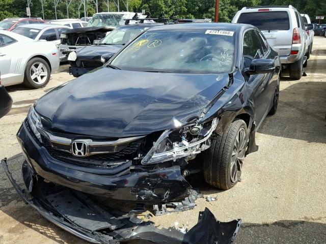 1HGCT1B81GA008465 - 2016 HONDA ACCORD EXL BLACK photo 2