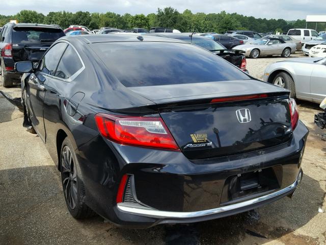 1HGCT1B81GA008465 - 2016 HONDA ACCORD EXL BLACK photo 3