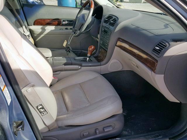 1LNHM87A8YY775675 - 2000 LINCOLN LS BLUE photo 5