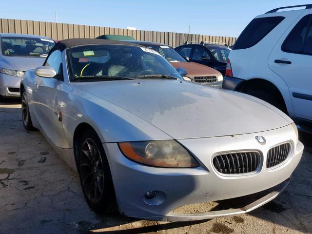 4USBT33493LS40662 - 2003 BMW Z4 2.5 SILVER photo 1