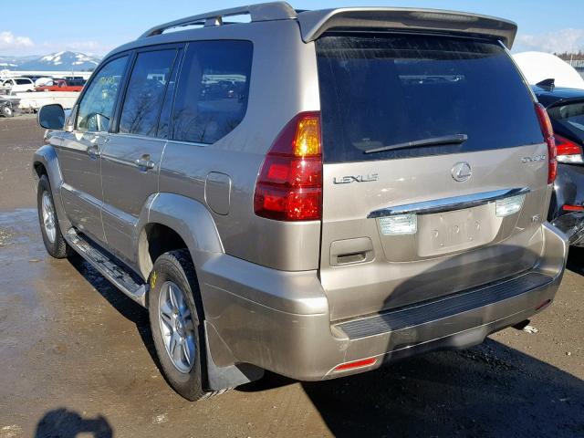 JTJBT20X450081064 - 2005 LEXUS GX 470 GOLD photo 3