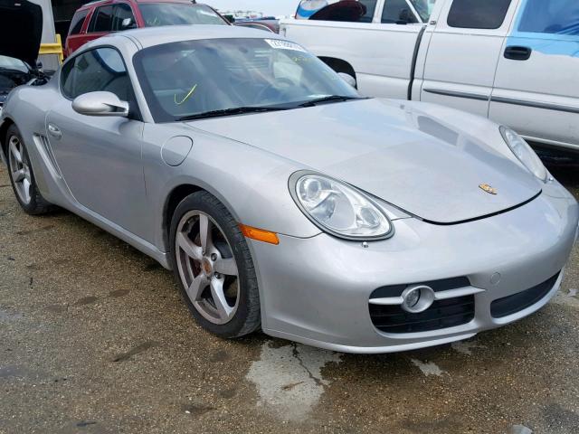 WP0AB29857U781779 - 2007 PORSCHE CAYMAN S SILVER photo 1