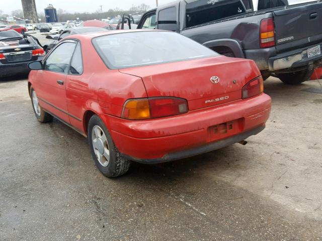 JT2EL45F7N0054851 - 1992 TOYOTA PASEO RED photo 3