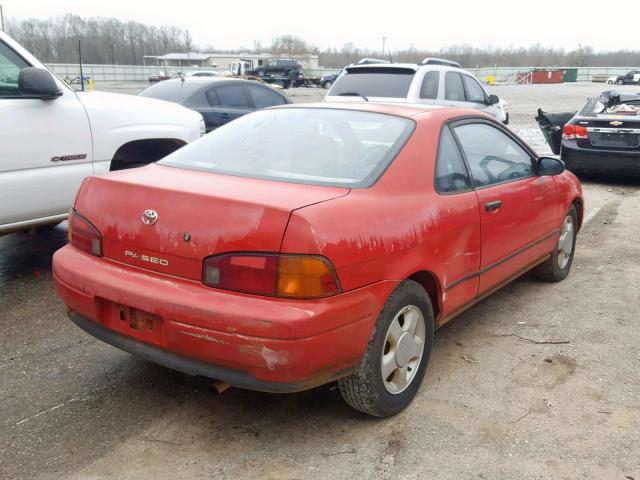 JT2EL45F7N0054851 - 1992 TOYOTA PASEO RED photo 4