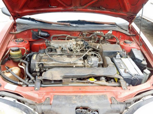 JT2EL45F7N0054851 - 1992 TOYOTA PASEO RED photo 7