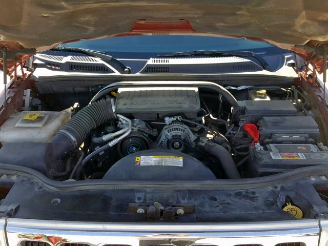 1J8HG48K29C507837 - 2009 JEEP COMMANDER MAROON photo 7