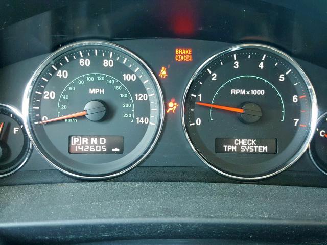 1J8HG48K29C507837 - 2009 JEEP COMMANDER MAROON photo 8