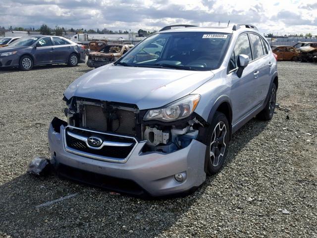 JF2GPAVC8E8277265 - 2014 SUBARU XV CROSSTR SILVER photo 2