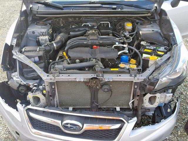 JF2GPAVC8E8277265 - 2014 SUBARU XV CROSSTR SILVER photo 7